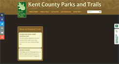 Desktop Screenshot of kentcountyparks.org